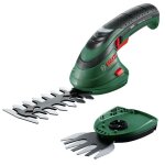 Cisailles - bosch - isio 36v avec set de 2 lames - sculptez vos arbustes et haies facilement