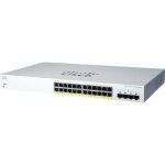 Commutateur - cisco - cbs220 - 24p - 4g - 24 ports - poe + 195w - 4x1g sfp