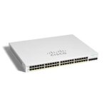 Switch - cisco - cbs220 - 48fp - 4x - eu - 48 ports ge - full poe + 740w - 4x10g sfp +