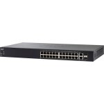 Cisco sf250 - 24 - switch manageable small business 24 ports 10 / 100 + 2 ports combins gigabit ethernet ...
