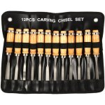Ciseaux � bois - boh - 12 pcs - poign�es en bois poli - lames en acier tremp� - confort optimal