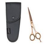 Ciseaux de coiffeur - blumfeldt visionaire premium - extra tranchants avec tui  ciseaux - dor rose ...