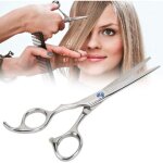 Ciseaux de coupe de cheveux - professionnel - 6 pouces - acier inoxydable - ergonomique - durable
