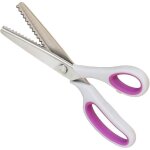 Ciseaux à denteler - professionnel - gris violet - acier inoxydable - 235 cm - ergonomiques Ciseaux à denteler - professionnel - gris violet - acier inoxydable - 235 cm - ergonomiques