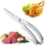 Ciseaux de cuisine - acier inoxydable - multifonction - 25cm - ergonomiques - rsistants  la rouille ...