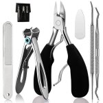 Ciseaux de p�dicure professionnels en acier inoxydable pour les ongles �pais et incarn�s - a