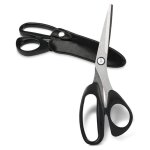 Ciseaux de tailleur - blumfeldt - finesse - lames en acier inoxydable - extra - tranchants - avec �tui ...