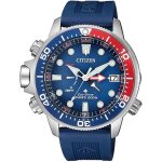 Montre - citizen - bn2038 - 01l - analogique - acier inoxydable - silicone bleu