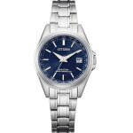 Montre femme citizen eco - drive analogique bracelet acier inoxydable argent ec1180 - 81l