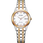 Montre - citizen - fe1246 - 85a - eco - drive - analogique - acier inoxydable multicolore