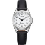 Citizen - montre femmes - eco - drive - analogique - bracelet cuir noir - ec1180 - 14a