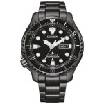 Citizen - montre hommes - automatique - analogique - bracelet acier inoxydable noir - ny0145 - 86e