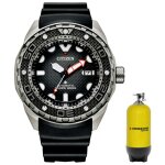 Montre hommes citizen nb6004 - 08e - automatique - analogique - bracelet caoutchouc noir