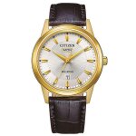 Montre - citizen - aw0102 - 13a - eco - drive - cuir marron - analogique - 40 mm