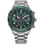 Montre - citizen - cb5004 - 59w - eco - drive - chronographe - acier inoxydable argent