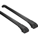 Barres de toit ace - 1 railing porte - bagages de voiture noir - citroen c3 aircross 2018 - 2023