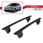 Compatible avec citroen c4 2020 - 2023 barres de toit ace - 4 railing porte - bagages de voiture - noir ...