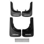 Pour citroen nemo bavettes garde - boue pour lavant et larrire 4 pices