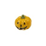 Citrouille muscade déco résine 3x3. 6x3. 4cm orange cuivre mandarine - decors de table halloween Citrouille muscade déco résine 3x3. 6x3. 4cm orange cuivre mandarine - decors de table halloween