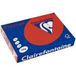 Ramette de papier - clairefontaine - 1218 - a4 120g - rouge groseille - 250 feuilles Ramette de papier - clairefontaine - 1218 - a4 120g - rouge groseille - 250 feuilles