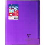 Clairefontaine - cahier piqre koverbook - 24 x 32 - 96 pages seys - couverture polypro translucide ...