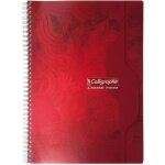 Cahier spiral - clairefontaine - 21x297cm - 70g - 180 pages - grands carreaux seyès Cahier spiral - clairefontaine - 21x297cm - 70g - 180 pages - grands carreaux seyès