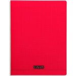 Cahier piqué polypro rouge 24 x 32 cm 96 pages - clairefontaine - calligraphe Cahier piqué polypro rouge 24 x 32 cm 96 pages - clairefontaine - calligraphe