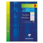 Feuillets mobiles - clairefontaine - 17 x 22 cm - 200 pages - rose - 90g Feuillets mobiles - clairefontaine - 17 x 22 cm - 200 pages - rose - 90g