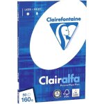 Papier - clairefontaine - clairalfa - blanc - a4 160g - 50 feuilles
