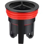 Clapet anti odeur - connecteurs anti - odeurs - bouchon - abs - 3. 8 - 4. 2cm - rouge / noir Clapet anti odeur - connecteurs anti - odeurs - bouchon - abs - 3. 8 - 4. 2cm - rouge / noir
