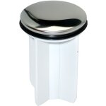 Clapet de vidage  ailettes pour lavabo finition chrom 39 mm