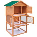 Clapier dextérieur enclos 80 x 71 x 160 cm pour petits animaux 3 niveau x Clapier dextérieur enclos 80 x 71 x 160 cm pour petits animaux 3 niveau x