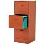 Classeur 3 tiroirs pour 75 dossiers suspendus 414 x 1084 x 44 cm - merisier - l 41. 4 x l 44 x h 108. ...