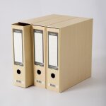 Classeur a4 - enveloppebulle - classbox eco - recycl� - beige - 2 anneaux