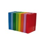 Classeur - brefiocart 0221301ro - rouge - �lastique plat - 3 rabats - dos 10 cm