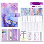 Classeur budget a6 carnet budget avec pochette organisateur budget agenda budget avec 12 enveloppe portefeuill ...