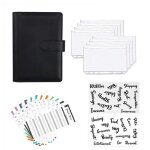 Classeur de budget fran�ais planificateur de budget avec 12 pochettes transparentes zipp�es pour les ...