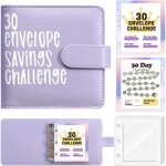 Classeur pour conomiser de largent classeur de dfi denveloppe de 30 jours - classeur d?enveloppe du ...