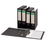 Classeur - elba - 100580140 - carton rigide - 80 mm - noir