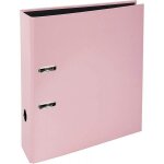Classeur à levier - 2 anneaux - polypro - dos 80 mm - rose - exacompta Classeur à levier - 2 anneaux - polypro - dos 80 mm - rose - exacompta