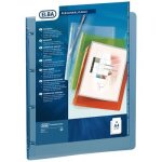 Classeur personnalisable transparent a4 + bleu