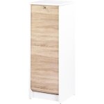 Classeur à rideau - chêne naturel - 5 niches - blanc - 378 x 1038 x 384 cm - eco - conçu Classeur à rideau - chêne naturel - 5 niches - blanc - 378 x 1038 x 384 cm - eco - conçu