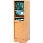 Classeur - rido - simple hauteur 140 cm - bois - panneaux de particules - htre