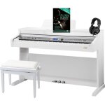 Classic cantabile dp - a 410 wh piano numérique blanc brillant set y compris banquette et casque Classic cantabile dp - a 410 wh piano numérique blanc brillant set y compris banquette et casque