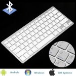 Clavier blanc sans filclavier bluetooth sans fil azerty ultra mince pour tablette ios - ipad - iphone ... Clavier blanc sans filclavier bluetooth sans fil azerty ultra mince pour tablette ios - ipad - iphone ...