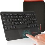 Clavier bluetooth azerty avec pav� tactile int�gr� pour tablette et smartphone compatible lenovo m10 ...