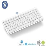 Clavier bluetoothclavier sans fil (azerty) mini clavier fran�ais ultra - mince et portable pour ios(mac) ...