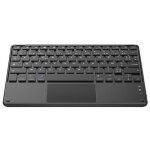 Clavier bluetooth sans fil lger mince pour tablette tactile ios android windows pc - noir [azerty franais] ...