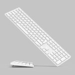 Clavier bluetooth sans fil pour mac os - levys - disposition azerty - touches ciseaux - batterie rechargeable ...