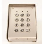 Clavier � code filaire su2sab avec touches abs et bo�tier inox en applique - 12 / 24v 20 � 200 ma ip65 ...